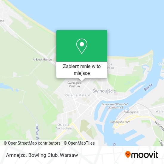 Mapa Amnejza. Bowling Club