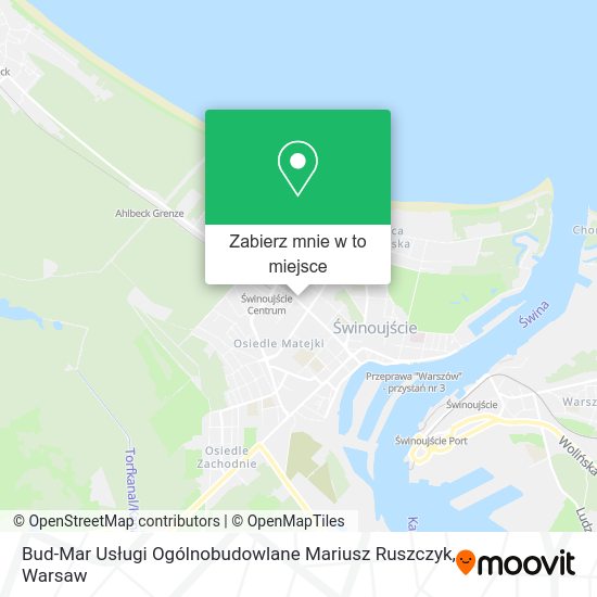 Mapa Bud-Mar Usługi Ogólnobudowlane Mariusz Ruszczyk