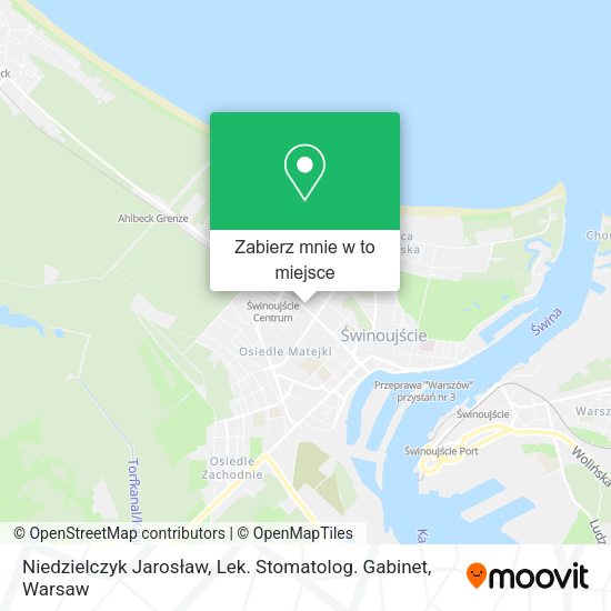 Mapa Niedzielczyk Jarosław, Lek. Stomatolog. Gabinet