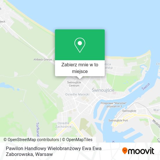 Mapa Pawilon Handlowy Wielobranżowy Ewa Ewa Zaborowska