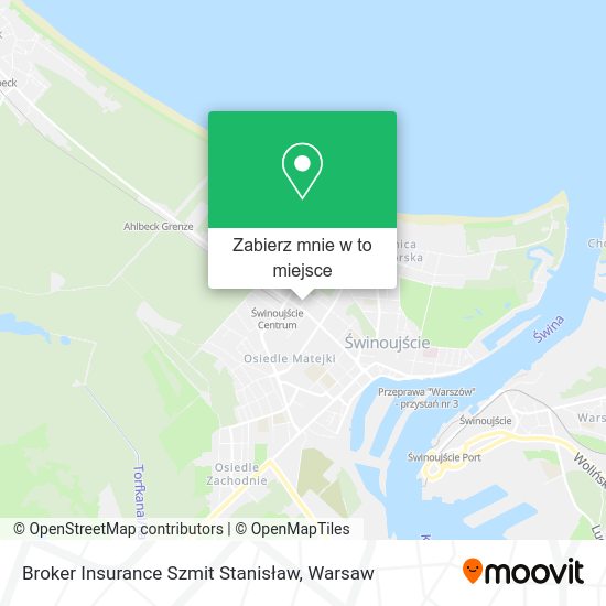 Mapa Broker Insurance Szmit Stanisław