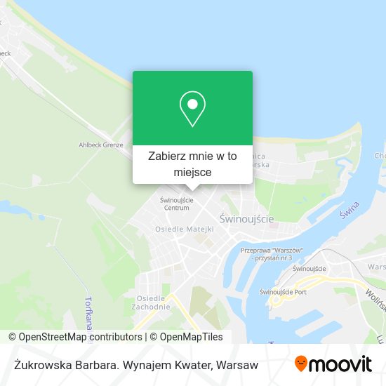 Mapa Żukrowska Barbara. Wynajem Kwater