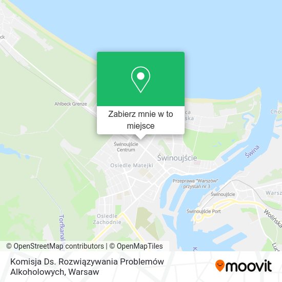 Mapa Komisja Ds. Rozwiązywania Problemów Alkoholowych