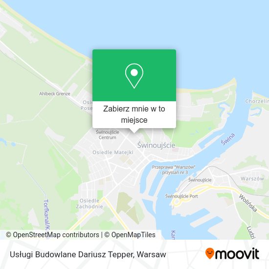 Mapa Usługi Budowlane Dariusz Tepper