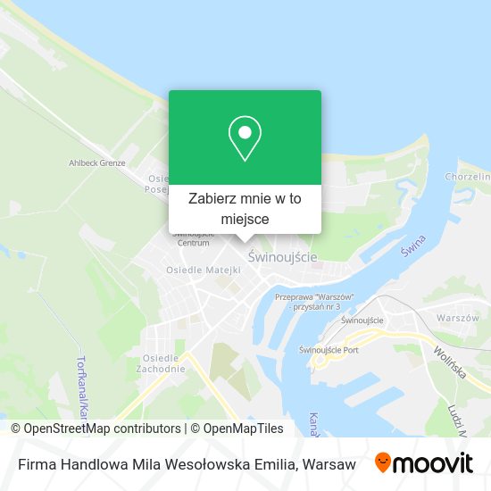 Mapa Firma Handlowa Mila Wesołowska Emilia