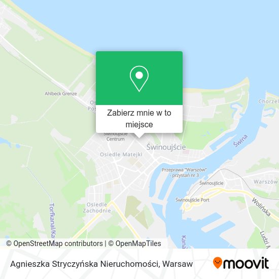 Mapa Agnieszka Stryczyńska Nieruchomości