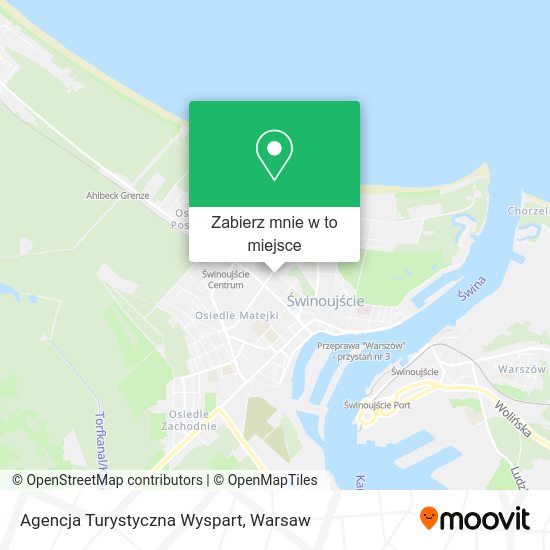 Mapa Agencja Turystyczna Wyspart