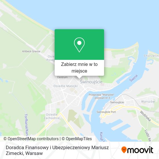 Mapa Doradca Finansowy i Ubezpieczeniowy Mariusz Zimecki