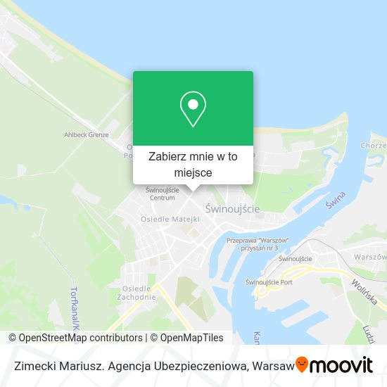 Mapa Zimecki Mariusz. Agencja Ubezpieczeniowa