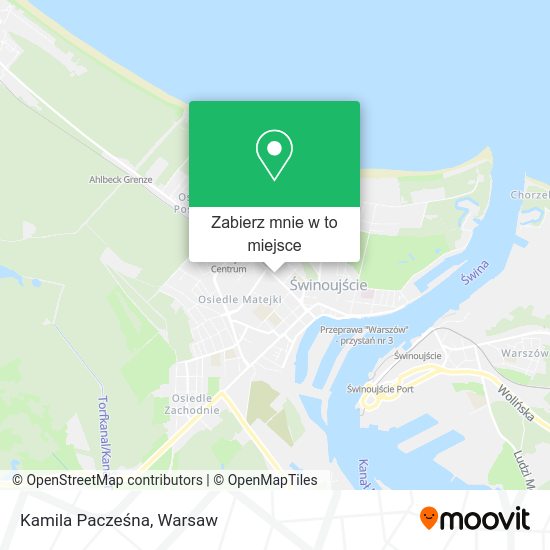 Mapa Kamila Pacześna