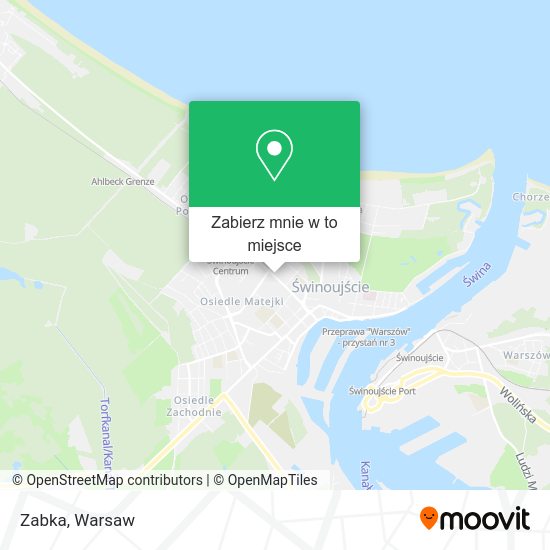 Mapa Zabka