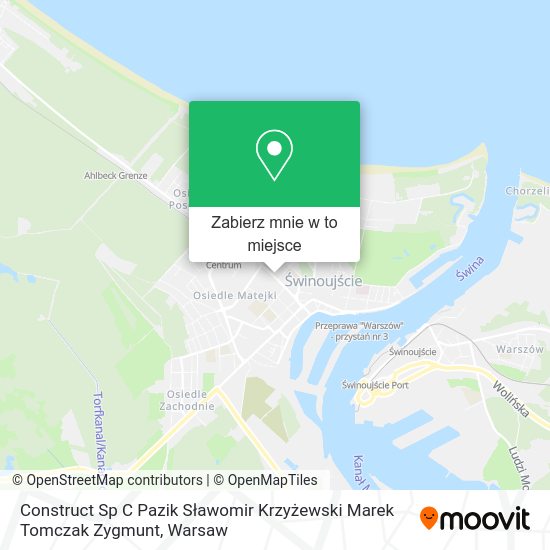 Mapa Construct Sp C Pazik Sławomir Krzyżewski Marek Tomczak Zygmunt