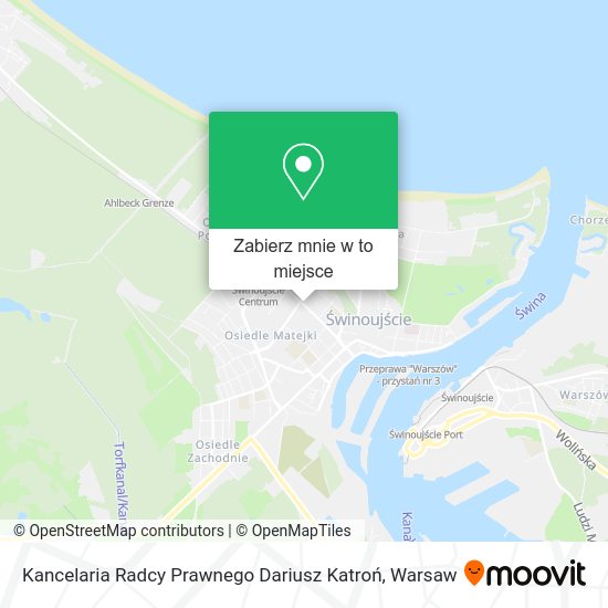 Mapa Kancelaria Radcy Prawnego Dariusz Katroń