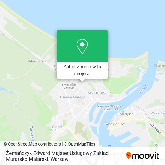 Mapa Żemańczyk Edward Majster Usługowy Zakład Murarsko Malarski