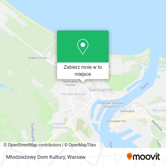 Mapa Młodzieżowy Dom Kultury