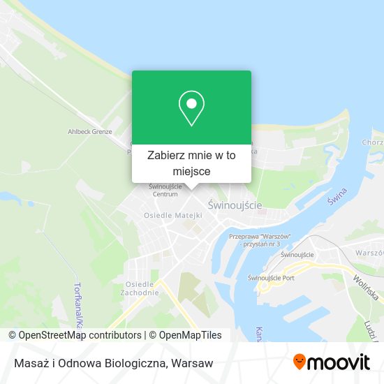 Mapa Masaż i Odnowa Biologiczna