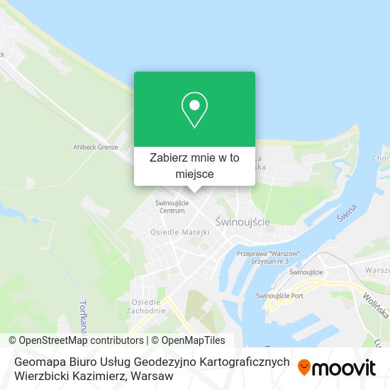 Mapa Geomapa Biuro Usług Geodezyjno Kartograficznych Wierzbicki Kazimierz