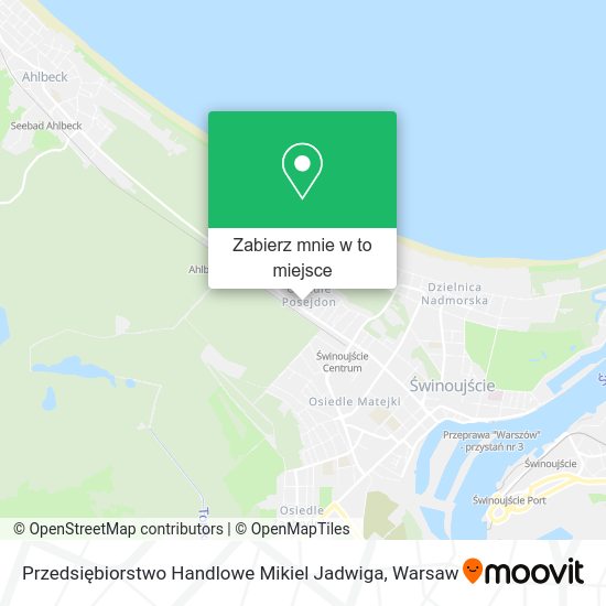 Mapa Przedsiębiorstwo Handlowe Mikiel Jadwiga