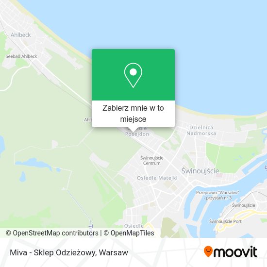 Mapa Miva - Sklep Odzieżowy