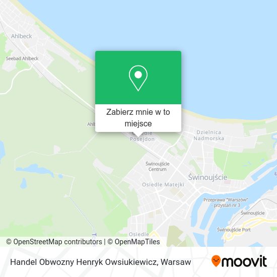 Mapa Handel Obwozny Henryk Owsiukiewicz