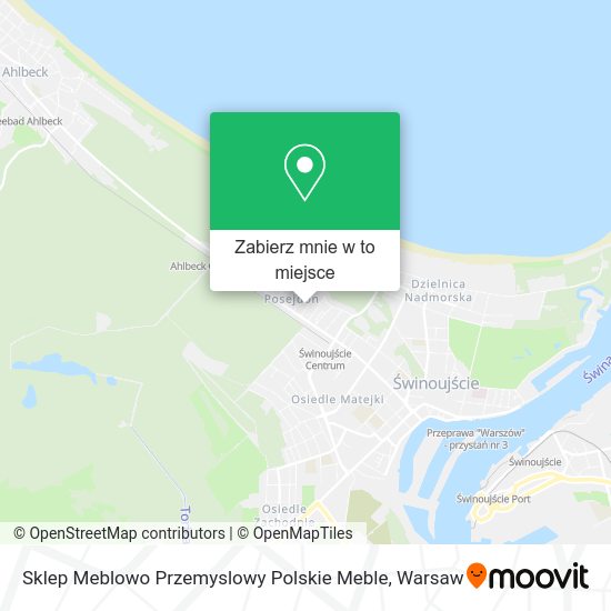 Mapa Sklep Meblowo Przemyslowy Polskie Meble