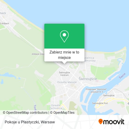 Mapa Pokoje u Plastyczki