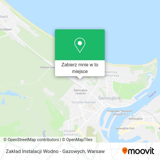 Mapa Zakład Instalacji Wodno - Gazowych