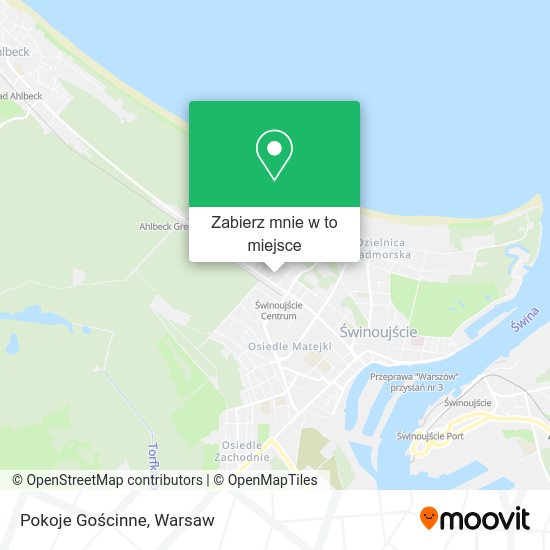 Mapa Pokoje Gościnne