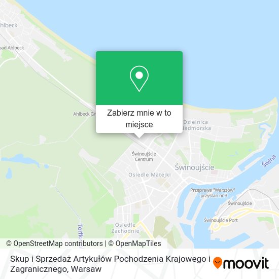 Mapa Skup i Sprzedaż Artykułów Pochodzenia Krajowego i Zagranicznego