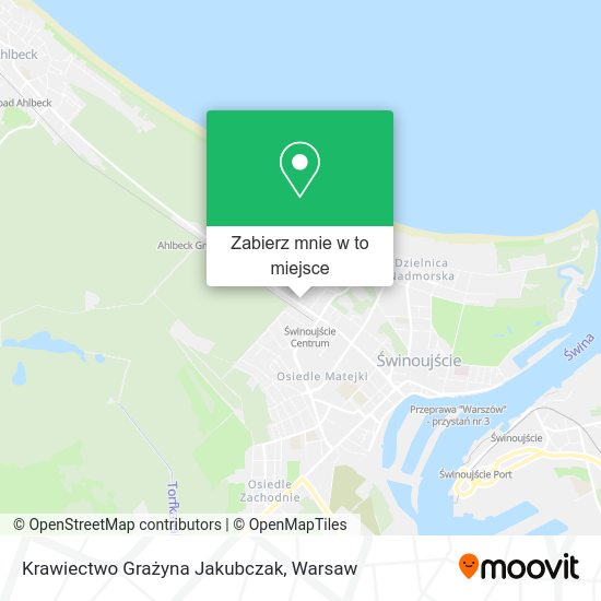 Mapa Krawiectwo Grażyna Jakubczak