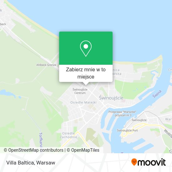 Mapa Villa Baltica