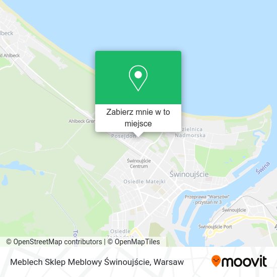 Mapa Meblech Sklep Meblowy Świnoujście