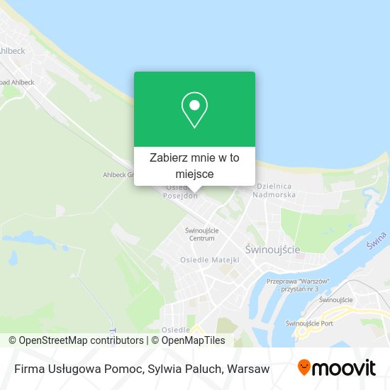 Mapa Firma Usługowa Pomoc, Sylwia Paluch