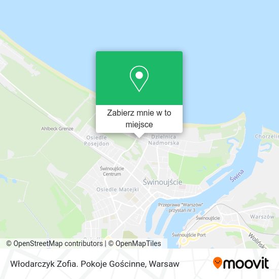 Mapa Włodarczyk Zofia. Pokoje Gościnne