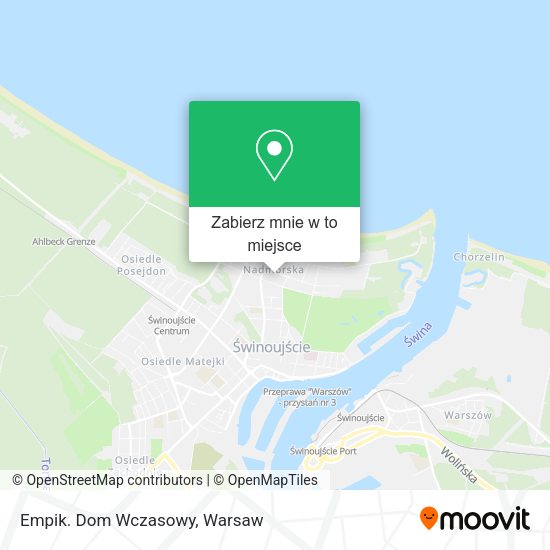 Mapa Empik. Dom Wczasowy