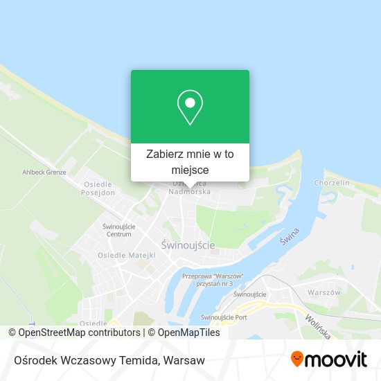 Mapa Ośrodek Wczasowy Temida