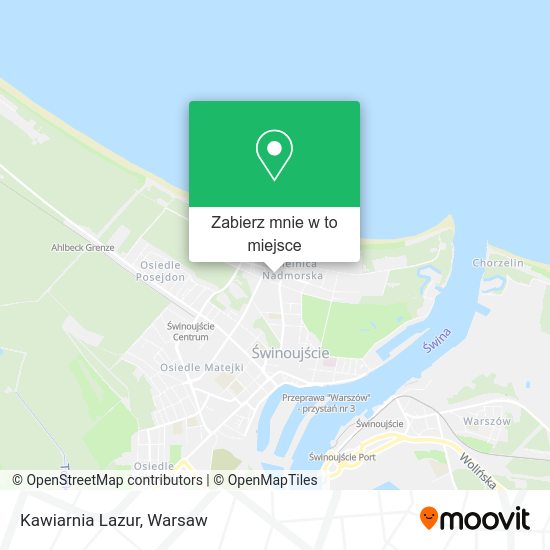 Mapa Kawiarnia Lazur