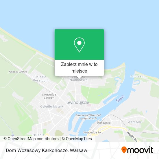 Mapa Dom Wczasowy Karkonosze