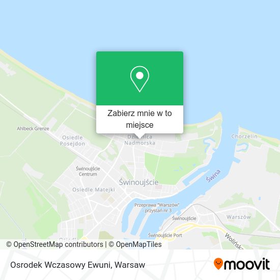 Mapa Osrodek Wczasowy Ewuni