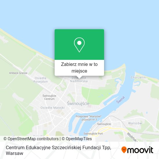 Mapa Centrum Edukacyjne Szczecińskiej Fundacji Tpp