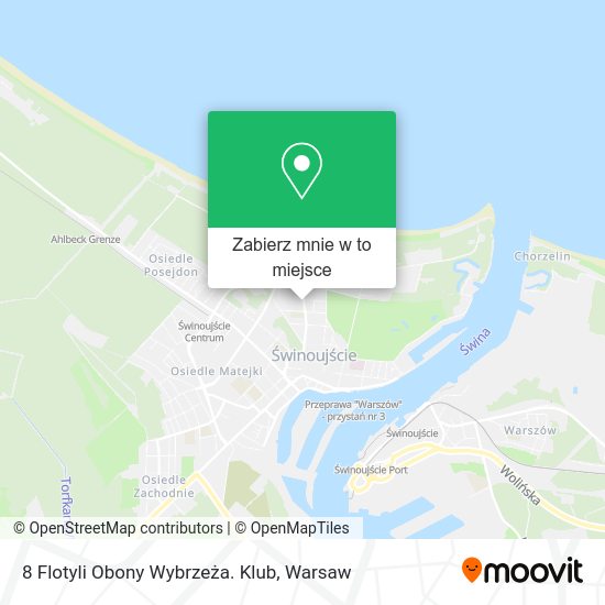 Mapa 8 Flotyli Obony Wybrzeża. Klub