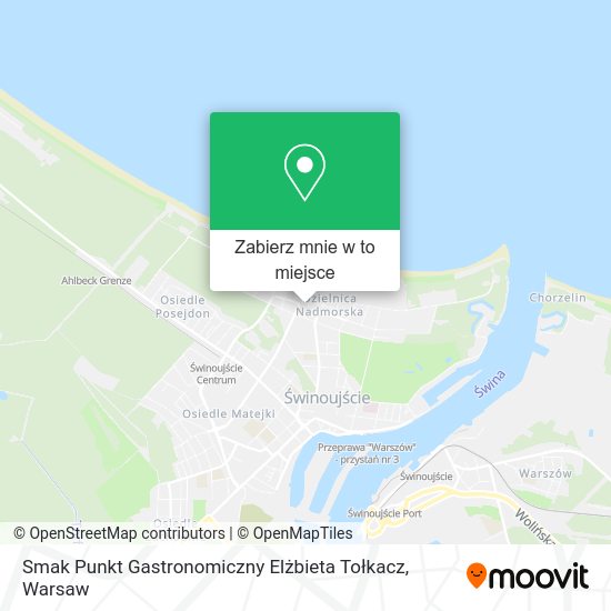 Mapa Smak Punkt Gastronomiczny Elżbieta Tołkacz