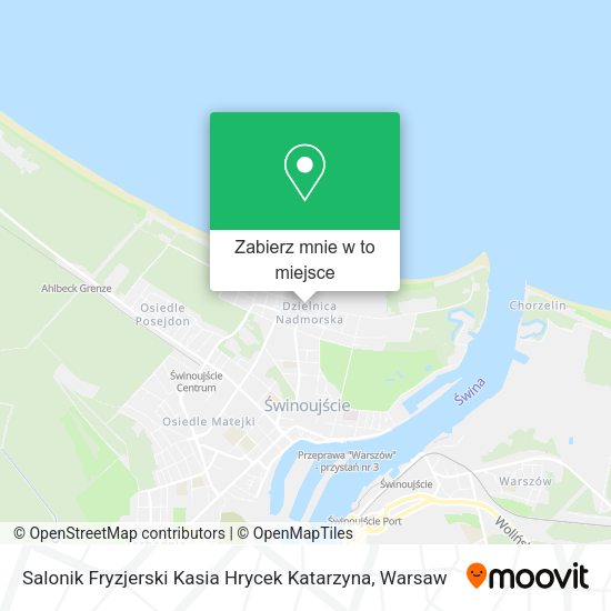 Mapa Salonik Fryzjerski Kasia Hrycek Katarzyna