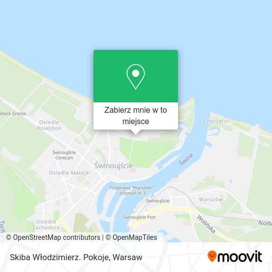 Mapa Skiba Włodzimierz. Pokoje