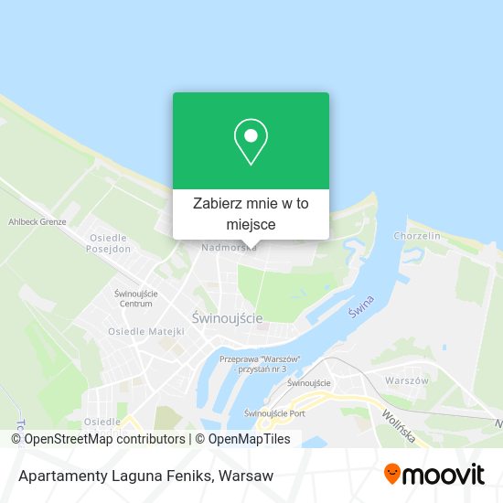 Mapa Apartamenty Laguna Feniks