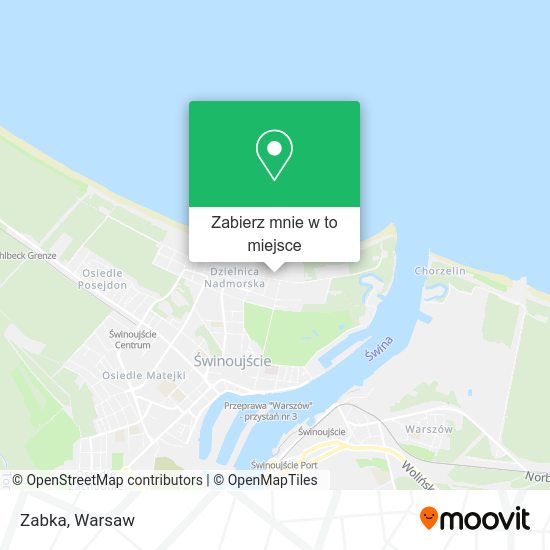 Mapa Zabka