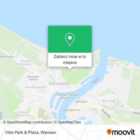 Mapa Villa Park & Plaża