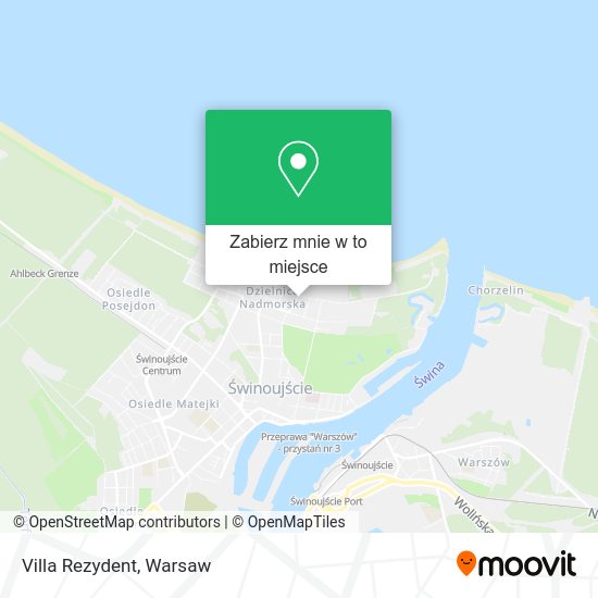 Mapa Villa Rezydent