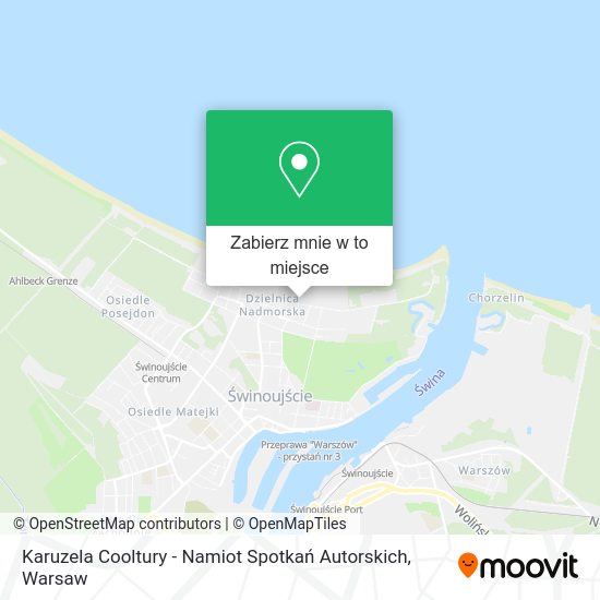 Mapa Karuzela Cooltury - Namiot Spotkań Autorskich