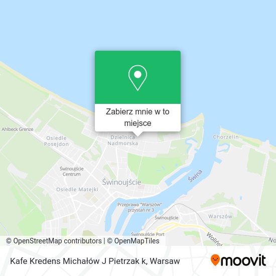 Mapa Kafe Kredens Michałów J Pietrzak k